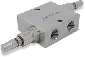 SUMMIT HYDRAULICS Dual Crossover Hydraulic Relief Cushion Valve, 1/2” NPT Ports, 19 GPM