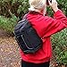 USA Gear Camera Sling Backpack Case with Adjustable Padded Dividers , Accessory Pockets , Padded Back Support & Padded Cross Body Strap plus Durable Nylon Exterior , Zippered Side Access & Rain Cover