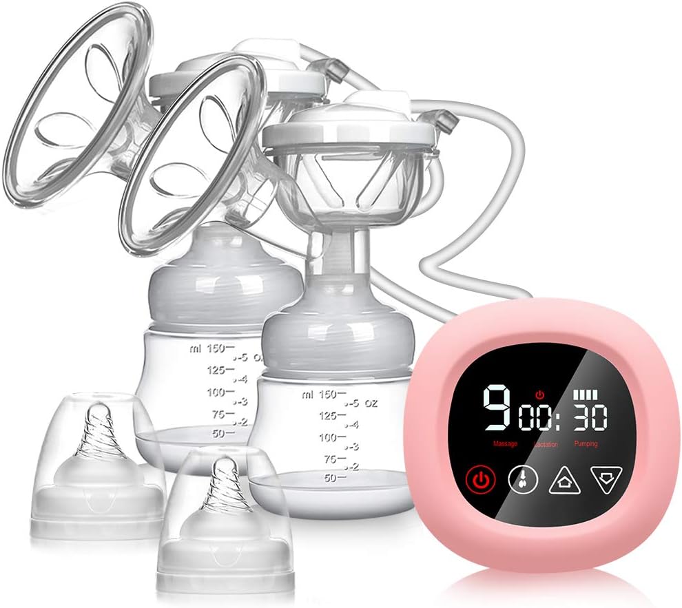 Electric Breast Pump, NEKAN Double Breast Pumps Portable Dual Suction