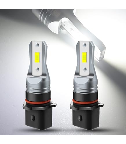 White P13W LED Bulbs Daytime Running Lights Fog Lamps For Chevy Camaro