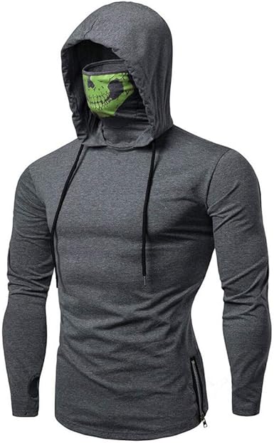 hoodie with thumb holes mens
