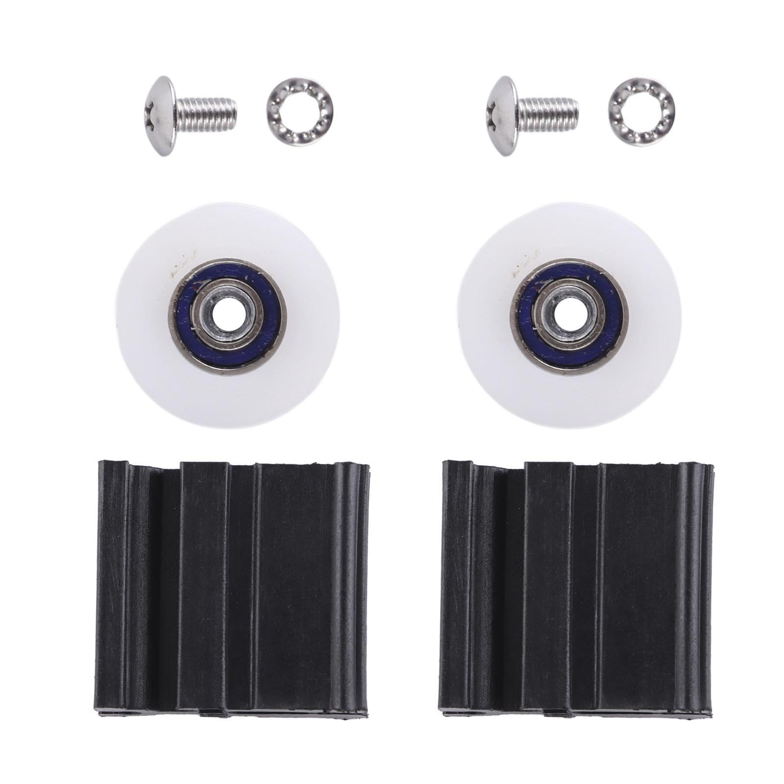 DEWIN Greenhouse Door Wheels, 22mm Greenhouse Sliding Door Wheel Replacement Kits for Greenhouse Shower Door Rollers Glass Roller Replacement Gardening Naturally Sliding Wheel