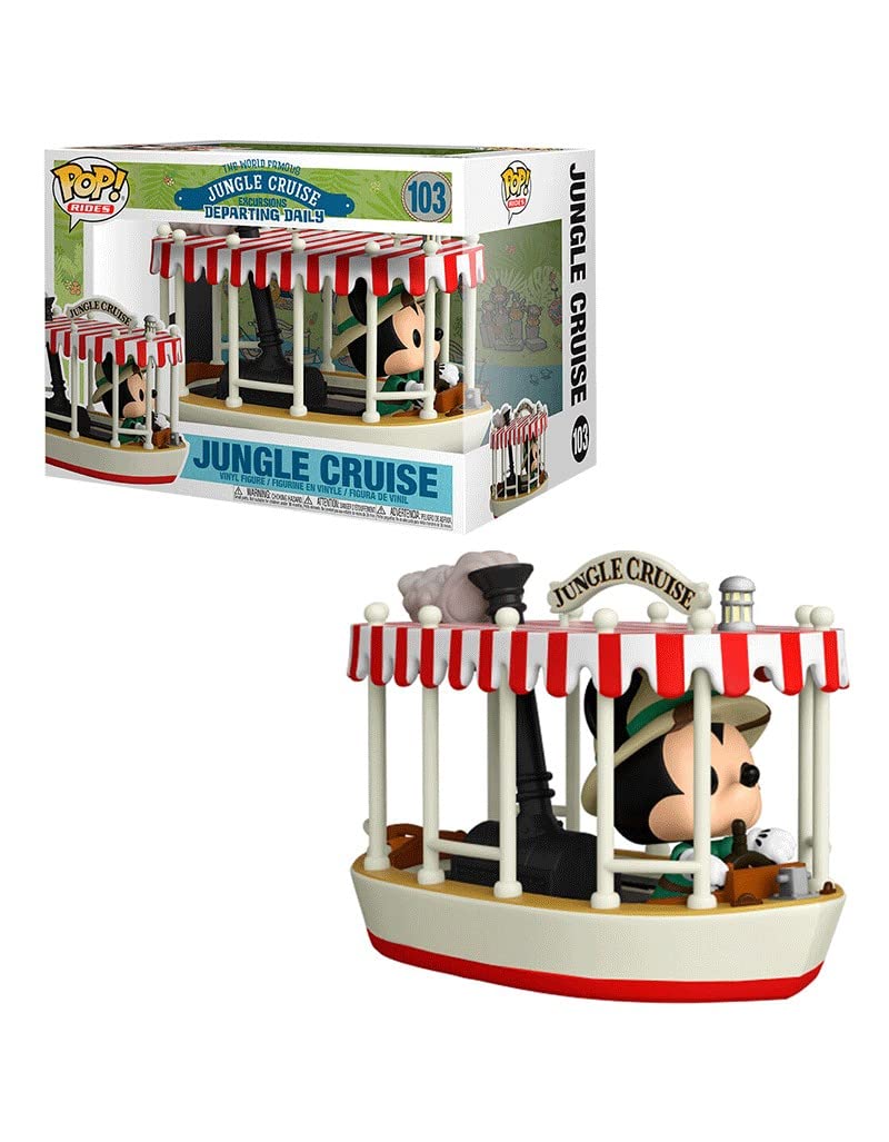 Funko POP! Rides: Jungle Cruise Boat Cruise - Skipper Mickey With Boat - Collectable Vinyl Figure - Gift Idea - Official Merchandise - Toys for Kids & Adults - Movies Fans