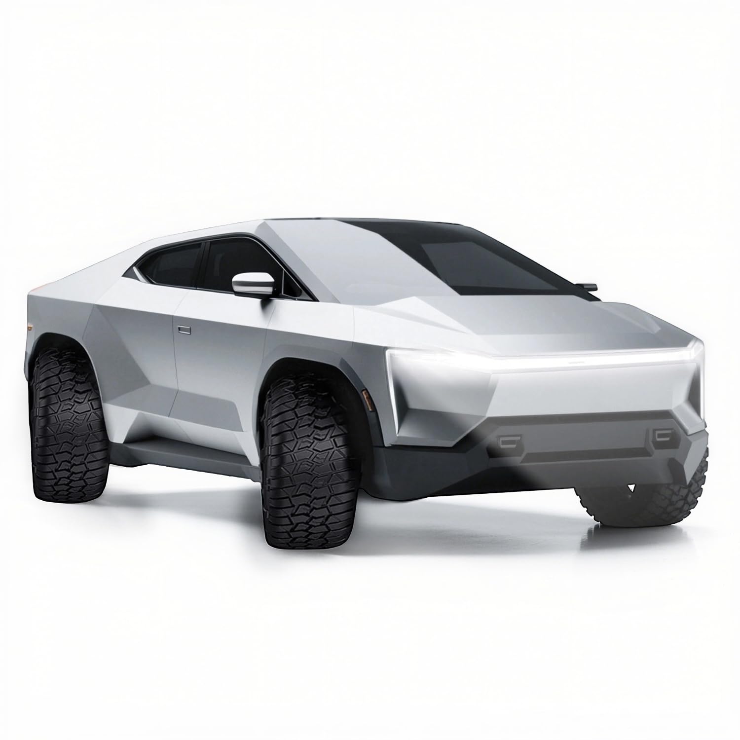 Photo 1 of 1/24 Large Toy Truck - FUBARBAR Model Car, 1:24 Diecast Toy Pickup for Kids Boys 3+ Years - Electric Metal Drivable Truck with Sound, Light, and Pull-Back Action