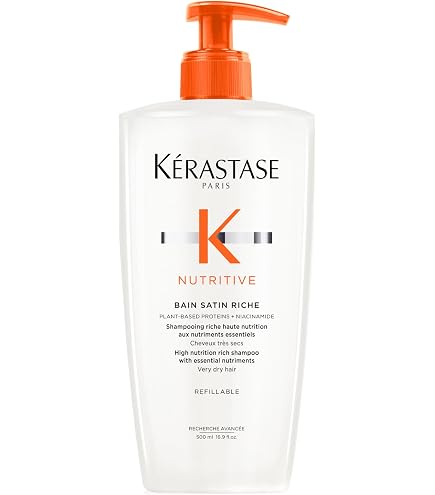 Amazon.com: Kerastase Nutritive Bain Satin Riche Shampoo & Refill