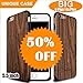 NeWisdom iPhone 6s Plus 6 Plus case Wood Non Slip Thin Slim Unique Designed Cover - Sandal