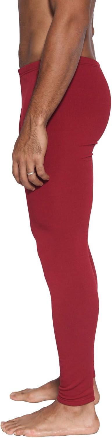 Real Essentials 3 Pack: Men's Thermal Underwear Base Layer Fleece Lined Compression Pants with Functional Fly at  Men’s Clothing store