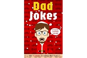 Stocking Stuffers for Men: Dad Jokes: 300 Hilarious One-Liners And Puns, and Riddles for Adults, Fun Book for Christmas