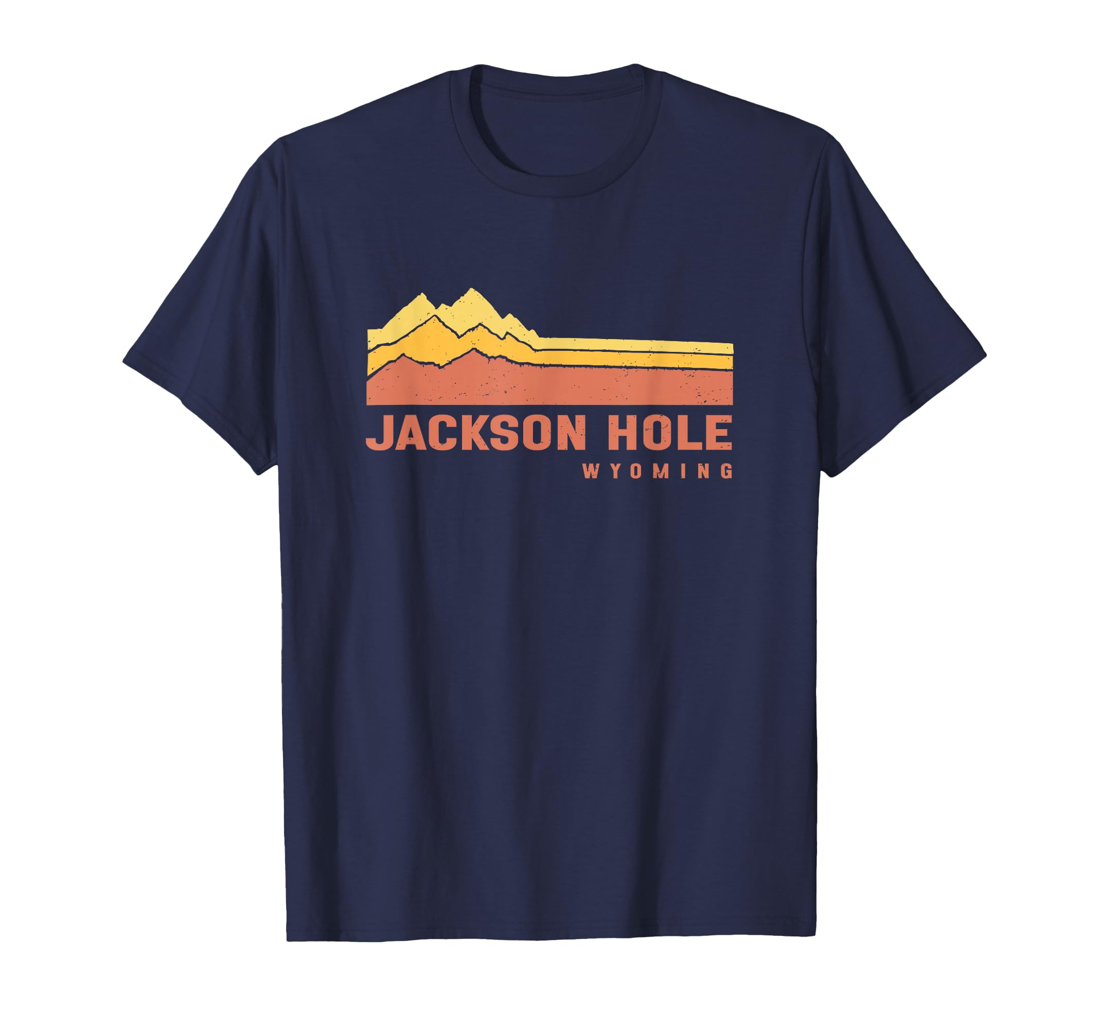Photo 1 of **GREEN**Jackson Hole Wyoming Retro Mountains Graphic T-Shirt