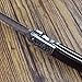 KUBEY Knives [KU91] Damascus Pocket Knife, Spear Point Blade and Wood Handle, Liner Lock, 3-Inch Blade