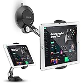 AboveTEK iPad Suction Mount, Phone Tablet Stand Holder with Suction Cup Fits 4"-11" Tablet/Phone/iPad Mini/iPad Air, Sticky i