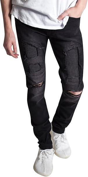 kdnk distressed moto jeans