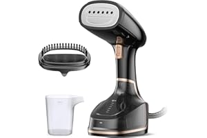 Sundu Steamer for Clothes, 1400W Handheld Garment Steamer, Portable Fabric Wrinkles Remover with Fast Heat-up, Auto-Off, 260ml Water Tank, Fabric Brush, Clothing Steamer Iron for Home