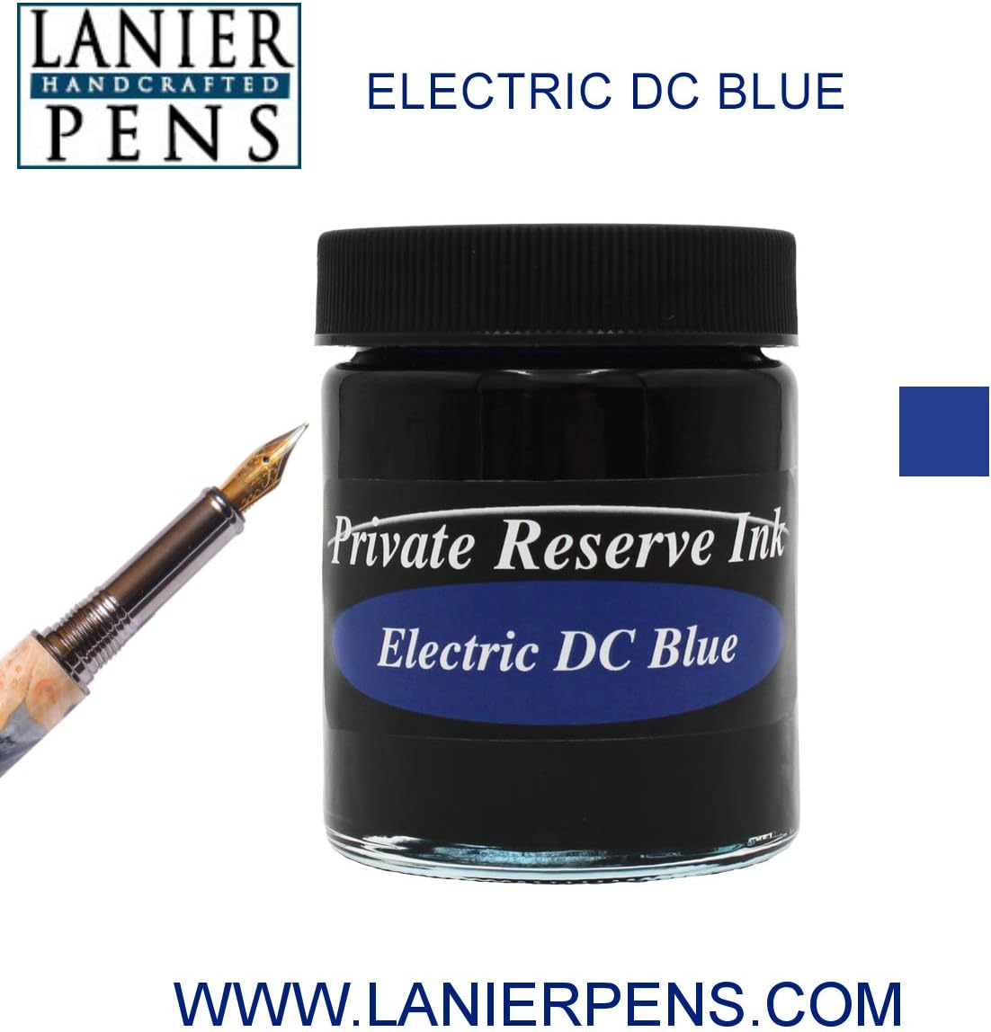 Private Reserve Ink, 60ML Ink Bottle – Electric DC Blue