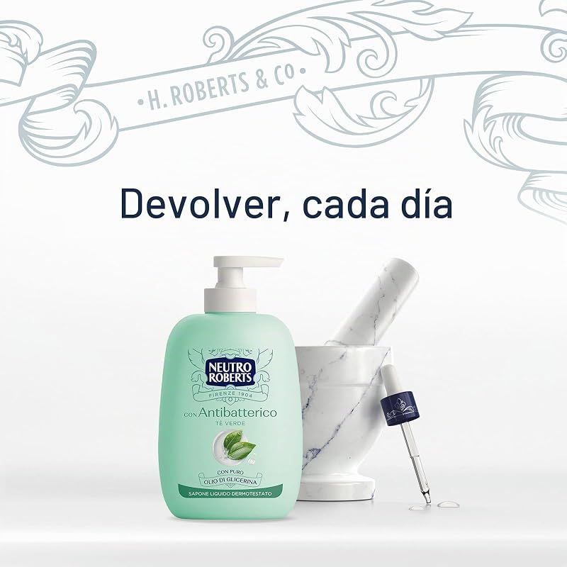 Sapone Liquido Con Antibatterico Te'' Verde Azione Igienizzante Dispenser200 Ml' — foto 6 de 7