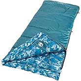 Coleman Kids 45°F Sleeping Bag for Children up to 5ft 5in Tall, Lightweight & Warm Sleep Sack for Indoor/Outdoor Use, Machine Washable