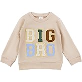 Ayalinggo Toddler Baby Boy Girl Matching Clothes Big Sis Bro Crewneck Sweatshirt Oversized Sweater Outfits