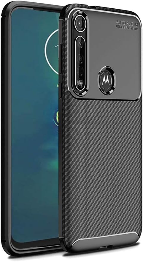 For Motorola One 5G UW Case Rubber Silicon Carbon Fiber Cover For Motorola One 5G UW Phone Case For Moto One 5G UW Case 6.7 Inch - 202192403