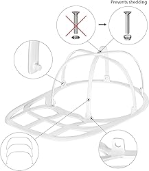 LONGD Baseball Cap Washer Cage - Sturdy Frame