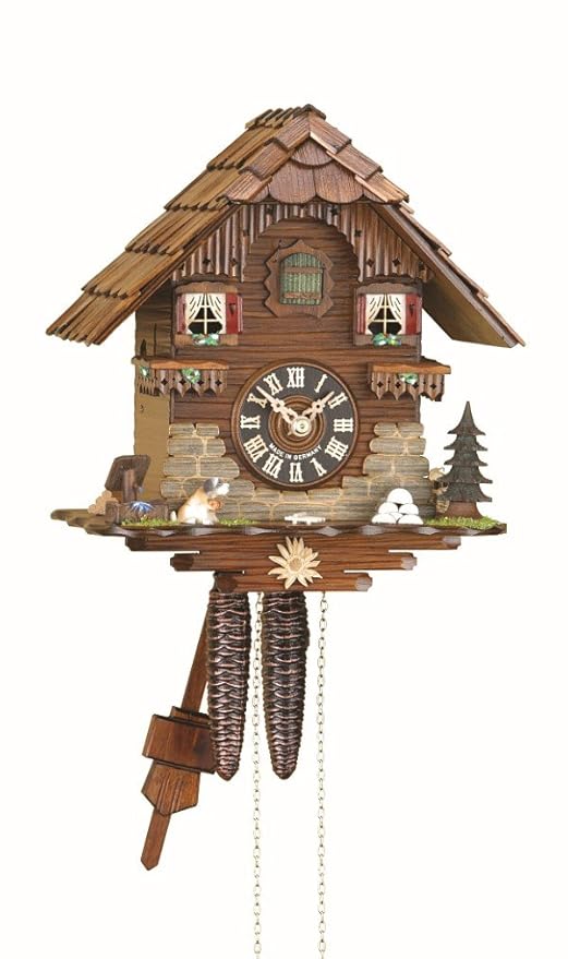 Black Forest Cuckoo Clock 1 Day Movement Edelweiss Home