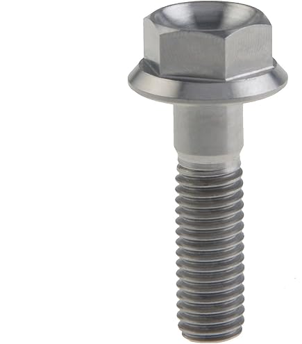 ASPEED Grade 5 Titanium Flange Bolts M6 X 10-70mm (1.0 Pitch) DIN 6921 For Motorcycles