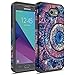 Rosebono J3 Emerge Case - Hybrid Shockproof Graphic Fashion Case for SM-J327 (Mandala)