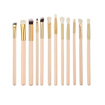 Electomania Pack Of 12 Professional Makeup Brushes Set Foundation Blending Blush (as show in picture)