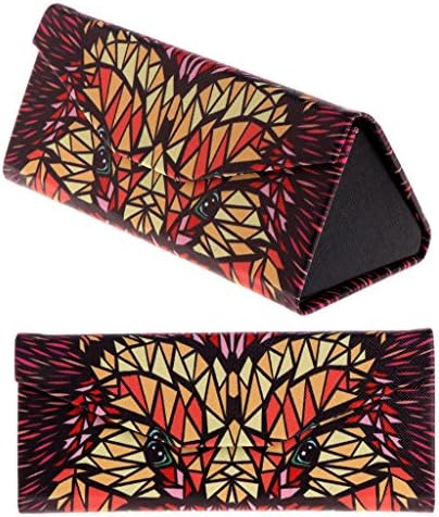Yunso Triangle Foldable Glasses Case Cartoon Animal Eyeglasses Sunglasses Storage Box