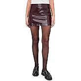 Joe's Women's The Vegan Patent Leather Mini Skirt