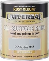 Rust-Oleum Universal Paint & Primer Satin Duck Egg Blue 750ml view 6