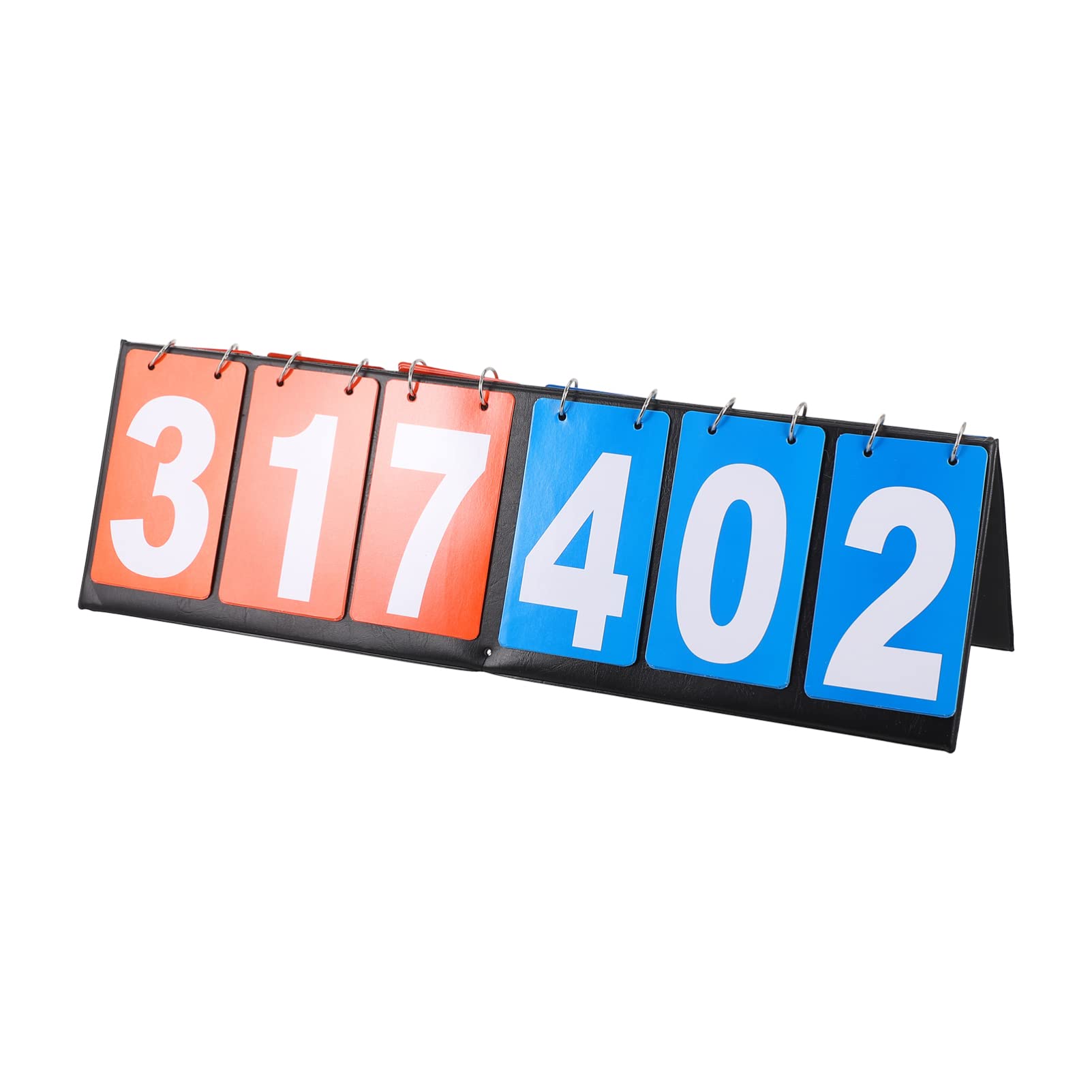 6- Digit Table Top Scoreboard Sports Score Flipper for Basketball Football Tennis Baseball Soccer Pong Volleyball and More