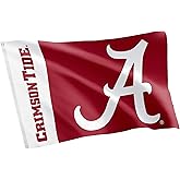 Desert Cactus The University of Alabama Flag Crimson Tide Bama UA Banners 100% Polyester Indoor Outdoor 3x5 feet Flags (Team Name)