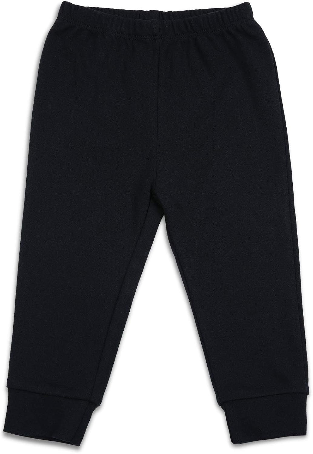 SOBOWO Solid Baby Sweatpants, Unisex Baby Toddler Cotton Crawling Pants for Newborn Boys Girls Pack of 2: Clothing