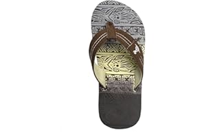 REDVOLUTION New Boys' and Girl Beach Sandal TRIBAL Pattern | Geometric Bali Flip-Flop Sandals