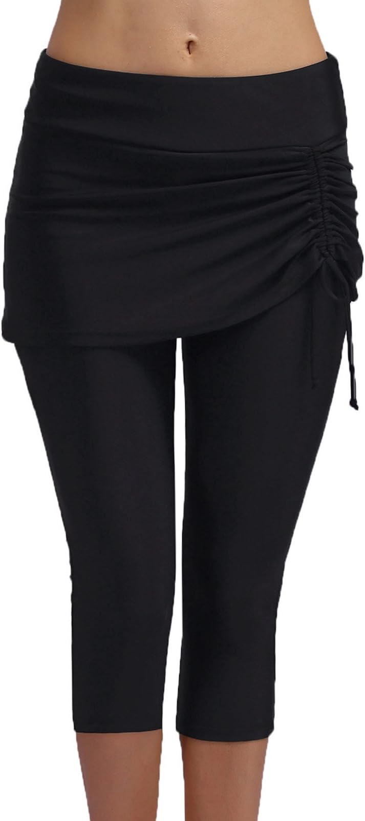 FanShou Women Capris Swim Pants Tights Sport Swimming Surfing Leggings Sun Protection