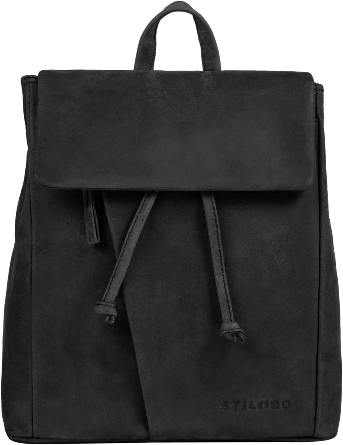 STILORD 'Anita' Women's City Daypack Leather Small Backpack Vintage Handbag for iPad 9.7 Inch Ladies Daypack City Shopping Genuine leather