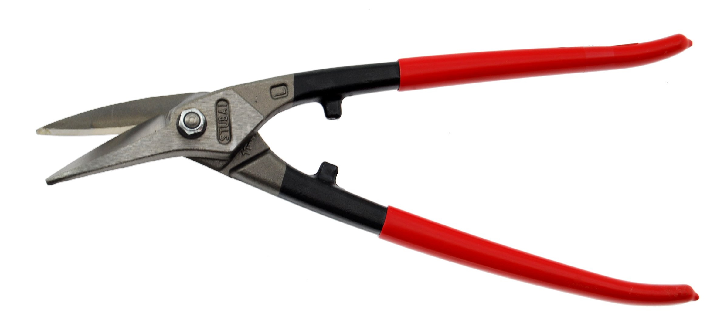 Stubai 270511 Left PVC Coated Combination Tin Snips, Red/Silver, 280 mm