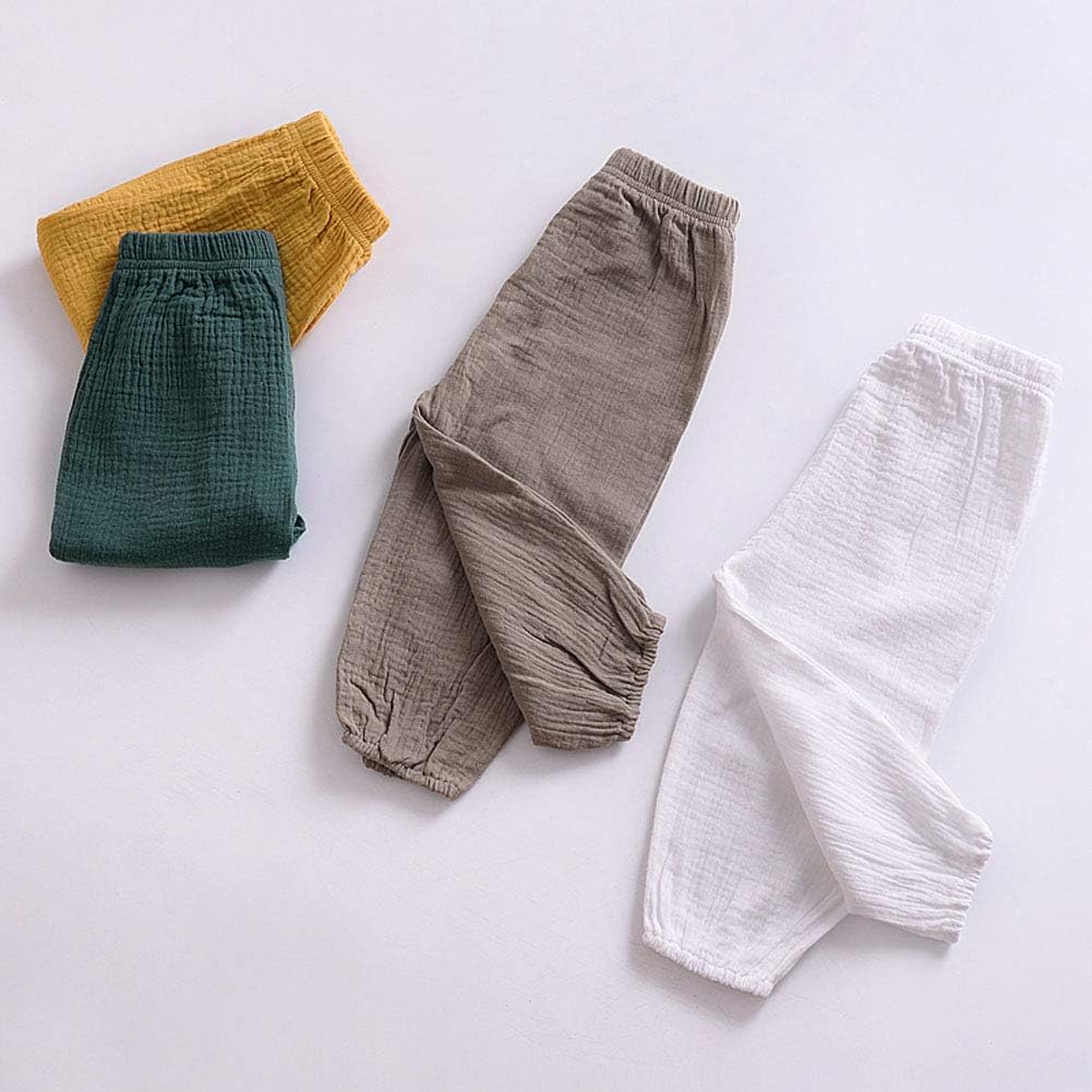 Weixinbuy Toddler Baby Girls Clothes Solid Ruffle Summer Long Pants Bloomers: Clothing