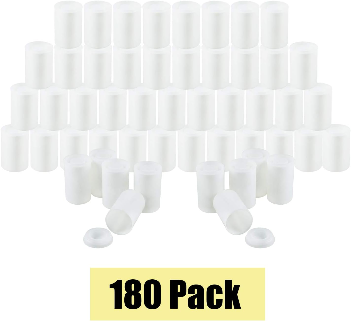 Houseables Film Canisters with Caps, 35MM Empty Camera