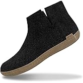 Glerups 100% quality wool mix Boot Slipper with leather sole - Unisex