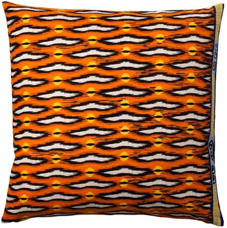Amazon Com Ikea Glodande 26 X 26 Cushion Cover Orange White