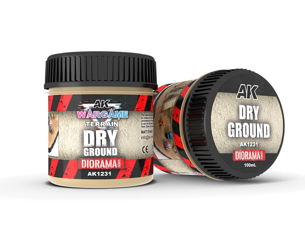 AK Interactive - Dry Ground Wargame Terrain 100ml - AK1231