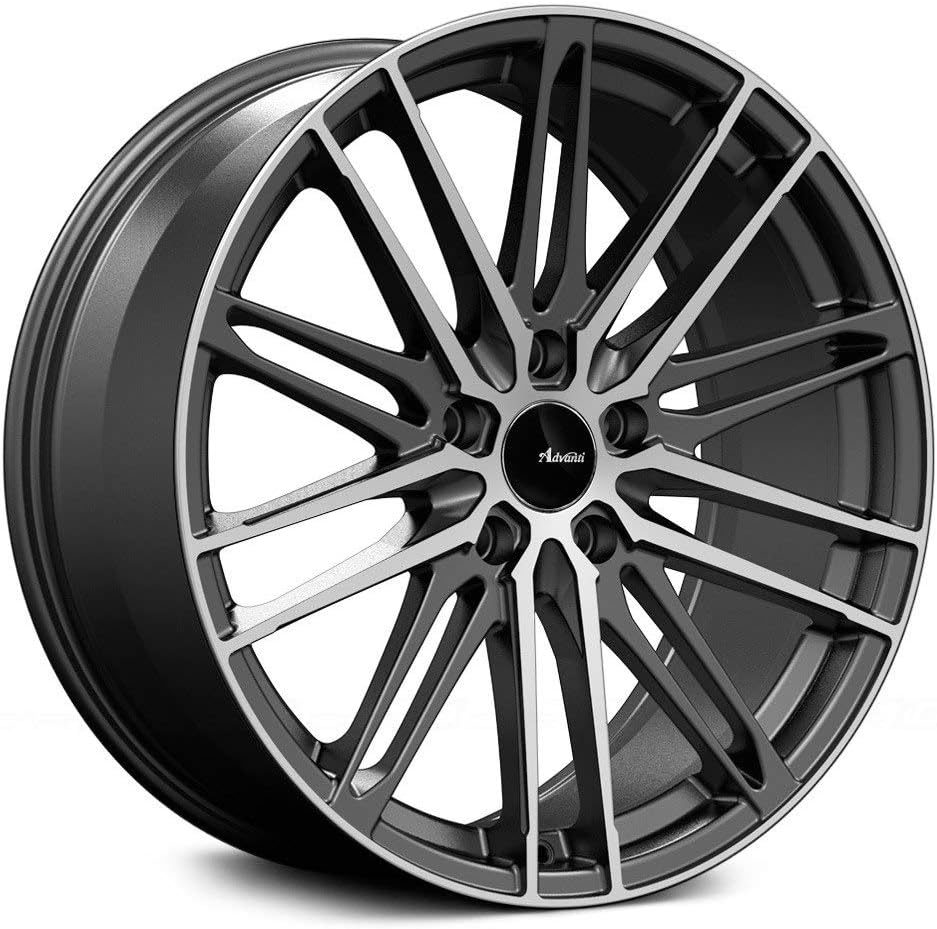 Advanti Racing DS Diviso Machined Black 18x8 5x100 45mm (DS88510455)