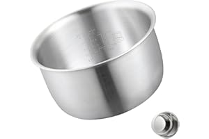 316 Stainless Steel Inner Pot 3L 5.5 Cup Compatible with Tiger JBV-S10R Rice Cooker, Replacement Inner Bowl for BVS10S BVA10U