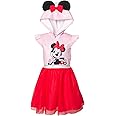 Disney Minnie Mouse Lilo & Stitch Girls Mesh Cosplay Tulle Dress Little Kid to Big Kid