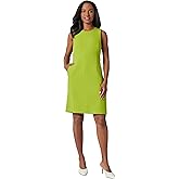 Kasper Womens Slvls Multi Seam Sheath Dress