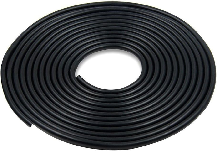 Kaptin 16Ft(5M) Car Door Edge Guards, Protected Lining, Trim Rubber Seal Protector Guard Strip Car Protection, Fits Most Cars, Black