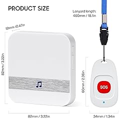 Caregiver Pagers Wireless Call Button for Elderly