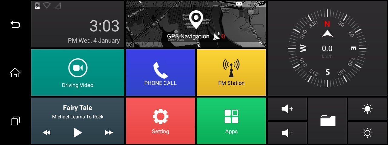 最も優遇 Iokone 7インチandroid多機能gps Dvrバックミラー 真ん中で7インチipsパネルの液晶モニター 内蔵センサー G Sensor 効果があり Fhd 1080 P ダブルカメラ搭載 Wi Fiと 3g回線利用でき オンラインとオフライン両方法gpsナビゲーションをサポートでき Fm送信機の