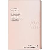 Joanna Vargas Eye Gel Mask – Hydrating Under Eye Patches with Hyaluronic Acid & Chamomile – Depuffing Eye Mask for Dark Circles, Puffiness & Fine Lines – Gel Eye Pads for Women – 5 Pairs